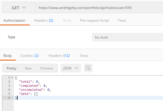 API Request Example
